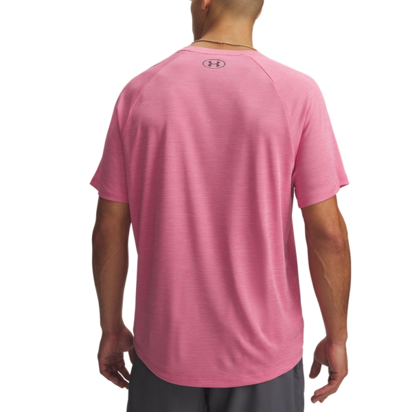 Under Armour Textured T-Shirt - Pink Frenzy/Castlerock