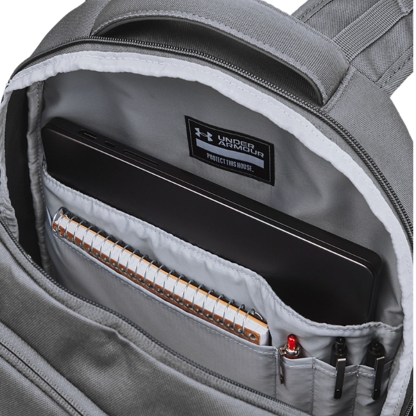 Under Armour Hustle 6.0 Backpack - Castlerock/Steel