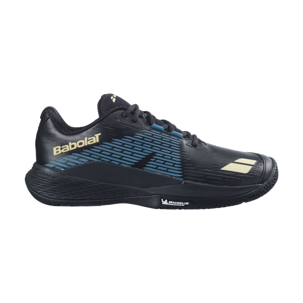 Scarpe Padel Uomo Babolat Propulse Storm All Court  Black/Blue 30F26442B2033