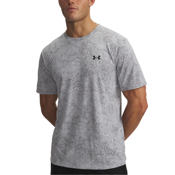 Men's T-Shirt Padel Under Armour Tech Novelty TShirt  Mod Gray/Black 60059200011