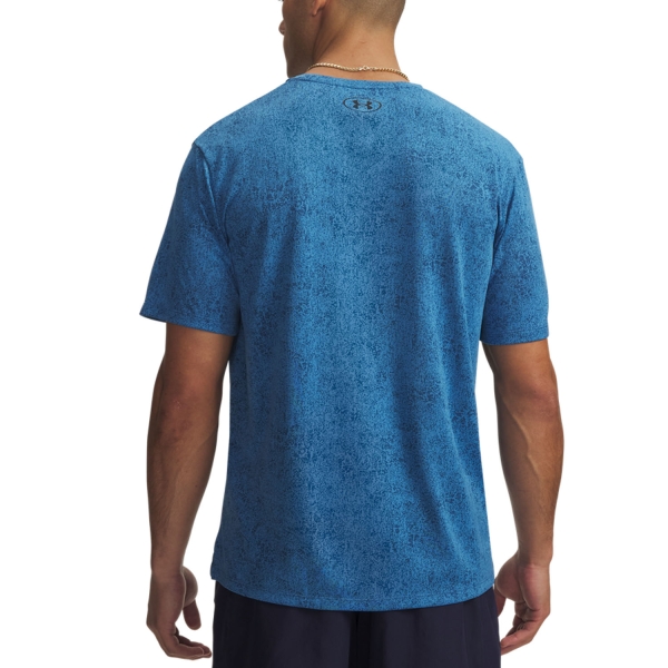 Under Armour Tech Novelty T-Shirt - Aegean Blue/Black