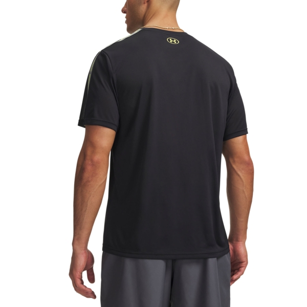 Under Armour Tech Taping T-Shirt - Black/Clay Green/Green Citrine