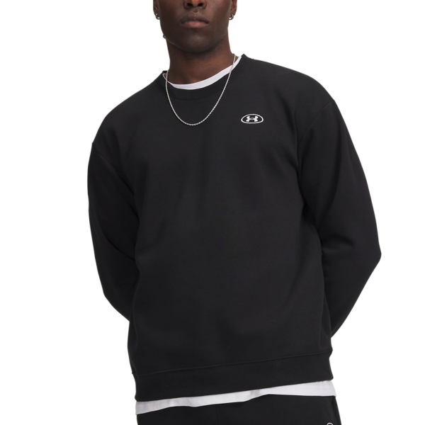 Camiseta y Sudadera Padel Hombre Under Armour Rival Fleece Pro Sudadera  Ultimate Black/White 60134470008