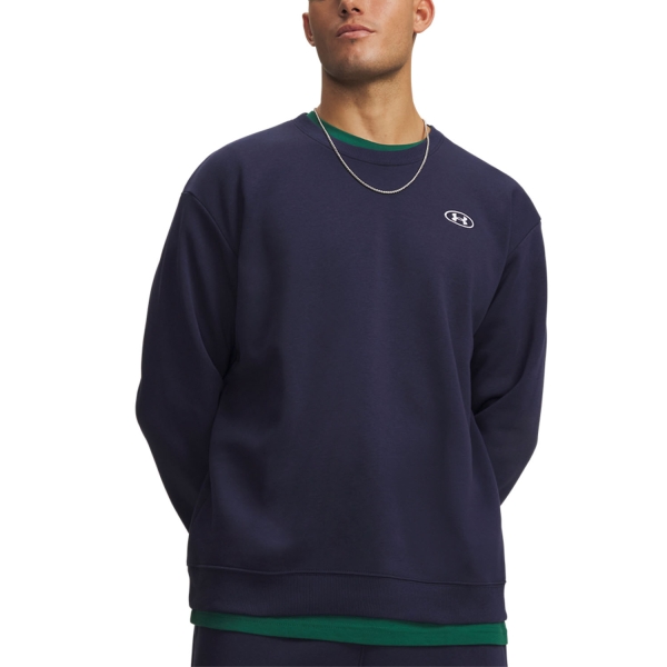 Camiseta y Sudadera Padel Hombre Under Armour Rival Fleece Pro Sudadera  Midnight Navy/White 60134470410