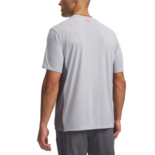 Under Armour Tech Utility Pro T-Shirt - Mod Gray/Racer Red