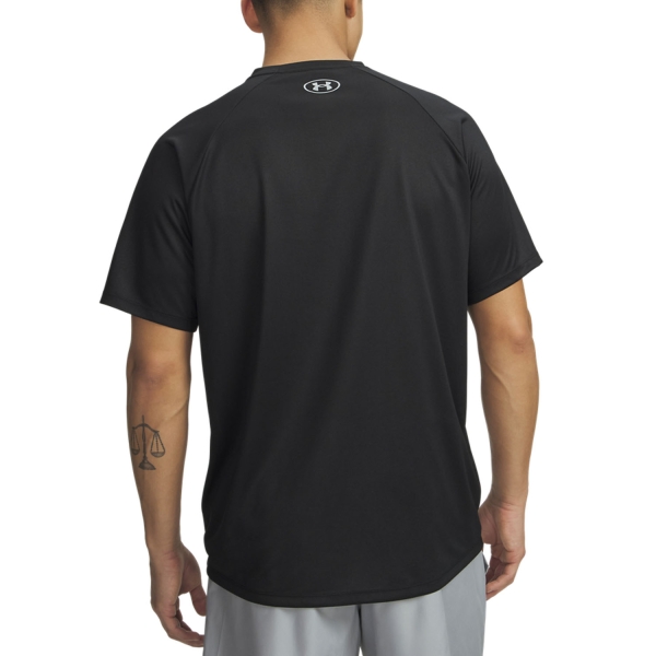 Under Armour Tech Graphic T-Shirt - Black/Mod Gray