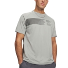 Under Armour Tech Graphic T-Shirt - Titanium/Black