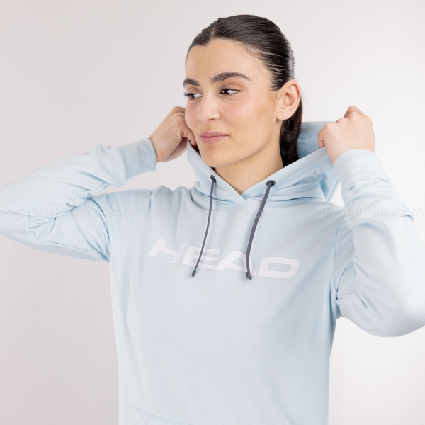HEAD Club Original Felpa - Light Blue/Ehite