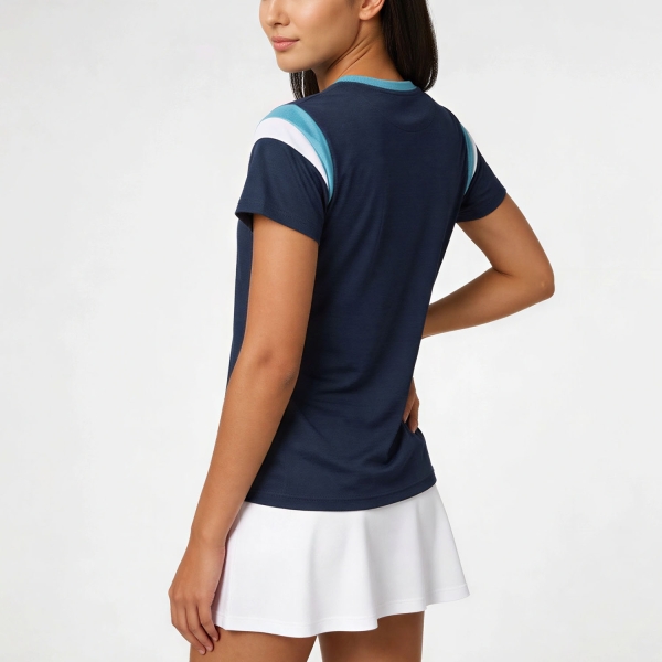 Joma Terra Camiseta - Dark Navy/Fluor Turquoise