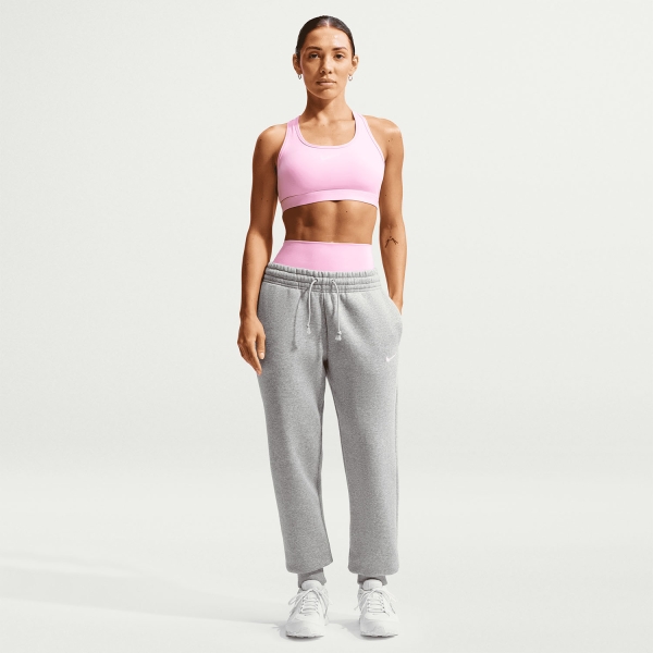 Nike Swoosh Dri-FIT Sports Bra - Pink Rise/White