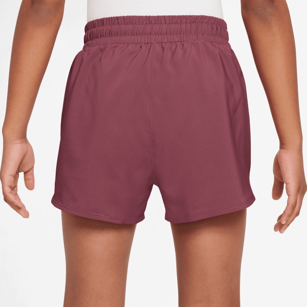 Nike Dri-FIT One 3in Shorts Girl - Pink Smoke/White