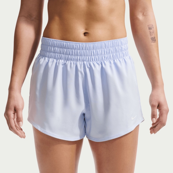 Women's Padel Skirts and Shorts Nike One 3in Shorts  Hydrogen Blue/White DX6010409