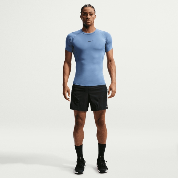 Nike Pro Camiseta - Indigo Storm/Black