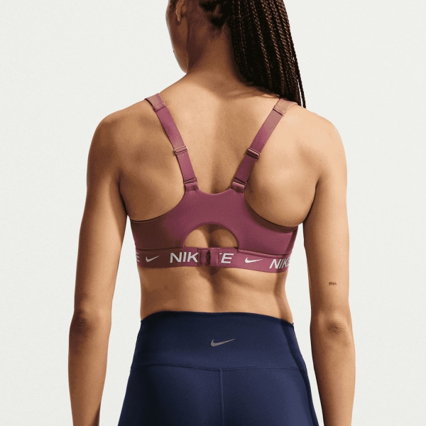 Nike Indy Swoosh Sujetador Deportivo - Pink Smoke