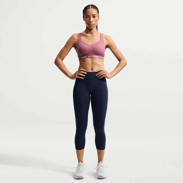 Nike Indy Swoosh Sujetador Deportivo - Pink Smoke