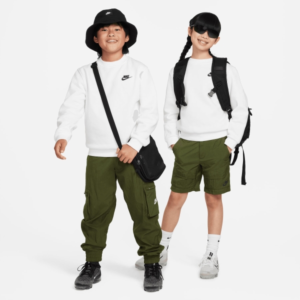 Nike Sportswear Club Sweatshirt Junior - White/Black