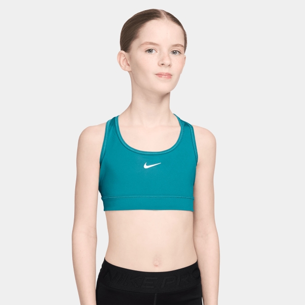 Girl's Underwear Nike Swoosh Logo Sports Bra Girl  Energy/White FJ7161302