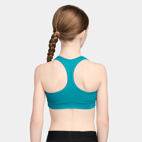 Nike Swoosh Logo Sports Bra Girl - Energy/White