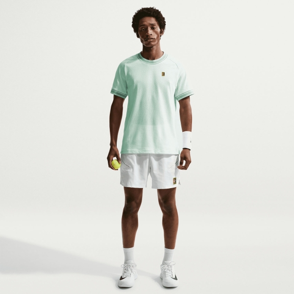 Nike Court Heritage Logo Maglietta - Barely Green
