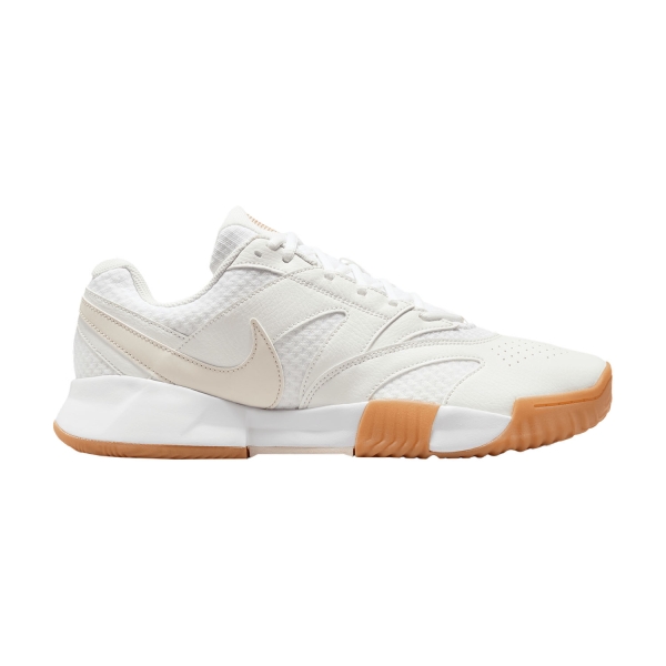Zapatillas Padel Hombre Nike Court Lite 4 Clay  White/Light Orewood Brown/Summit White/Linen FN0530101