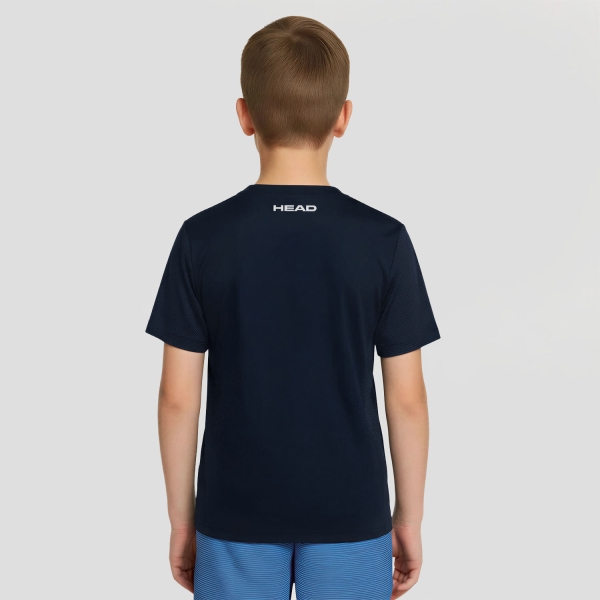 HEAD Slice Camiseta Niño - Navy
