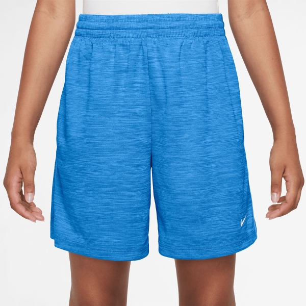 Boy's Padel Shorts and Pants Nike DriFIT 5in Shorts Junior  Light Photo Blue/Football Blue/White HF9006435