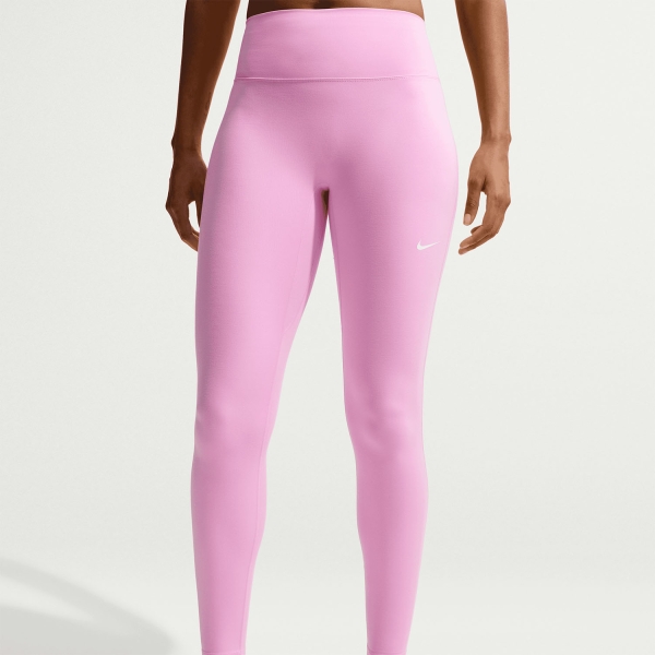 Nike One Dri-FIT Tights - Pink Rise/White