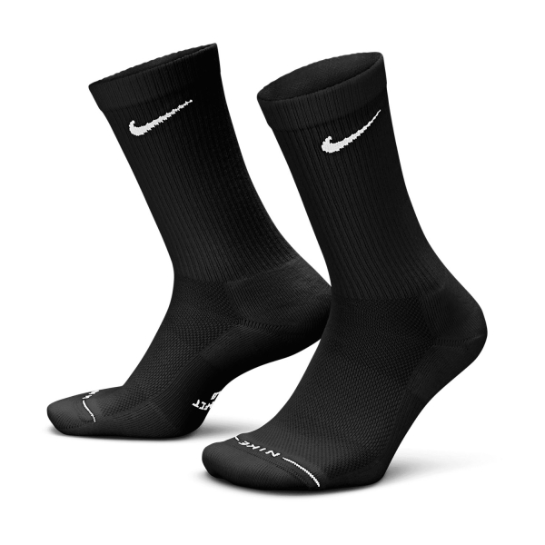 Nike Everyday Elevated x 3 Calcetines - White/Burgundy/Black