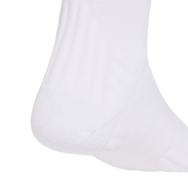 adidas Cushioned Pro Crew Socks - White/Grey Three