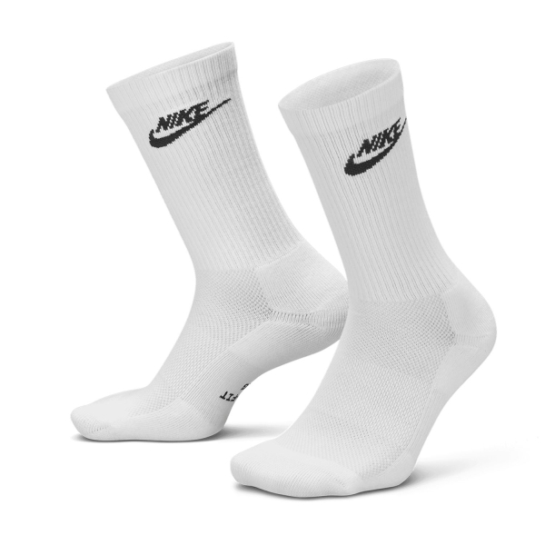 Calcetines Padel Nike Everyday Elevated DriFIT Crew x 3 Calcetines  White IH8522901