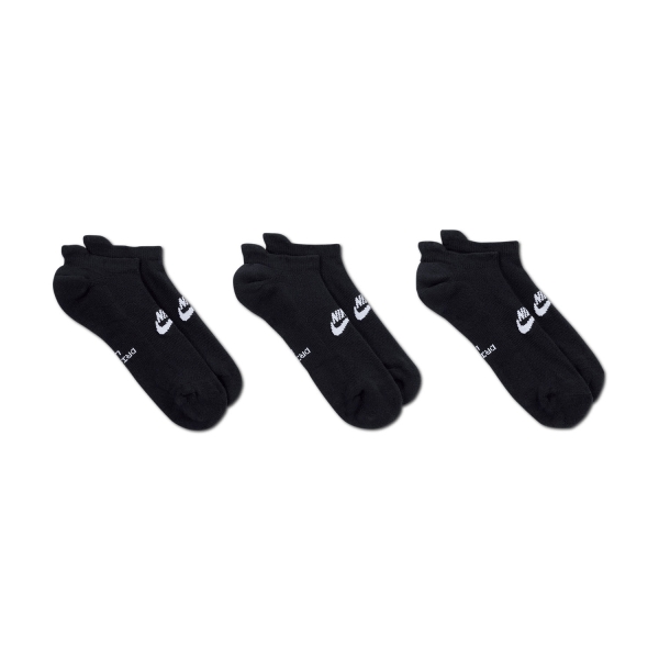 Nike Everyday Elevated Dri-FIT x 3 Calcetines - Black