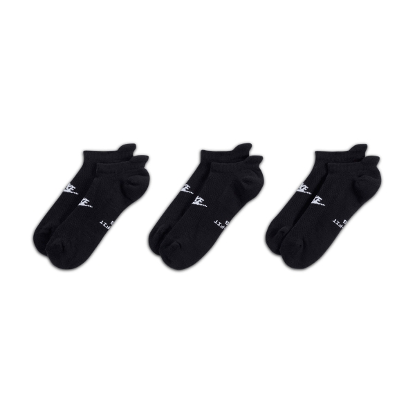 Nike Everyday Elevated Dri-FIT x 3 Calcetines - Black