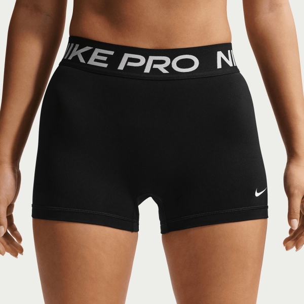 Falda y Shorts Padel Mujer Nike Pro DriFIT 365 3in Shorts  Black/White IQ1037010