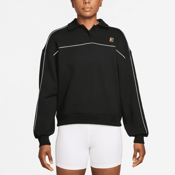 Women's Padel Shirts & Hoodies Nike Court Pro Sweatshirt  Black IU3253010