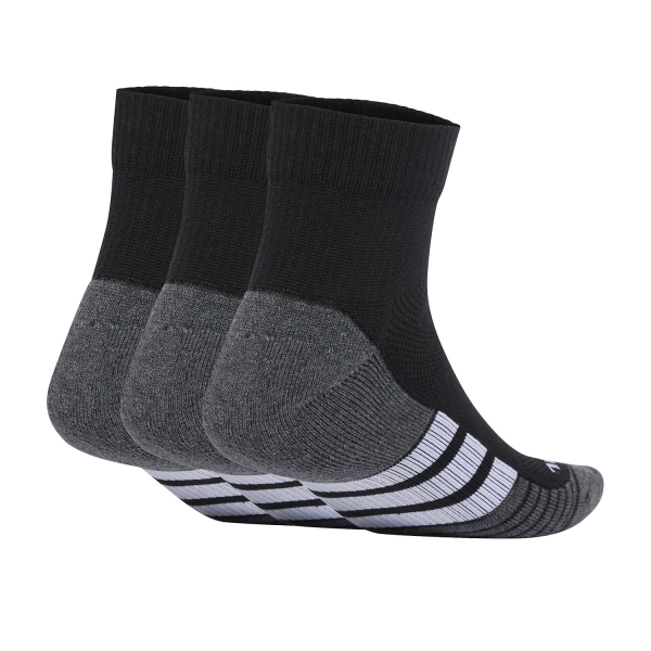 adidas Performance CLIMACOOL x 3 Socks - Black/White