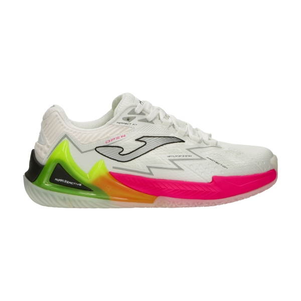 Zapatillas Padel Mujer Joma Open  White/Pink TOPLS2632OM