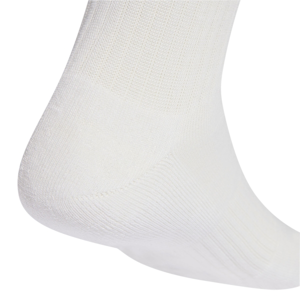 adidas 3 Stripes Cushioned Crew x 3 Calcetines - White/Black