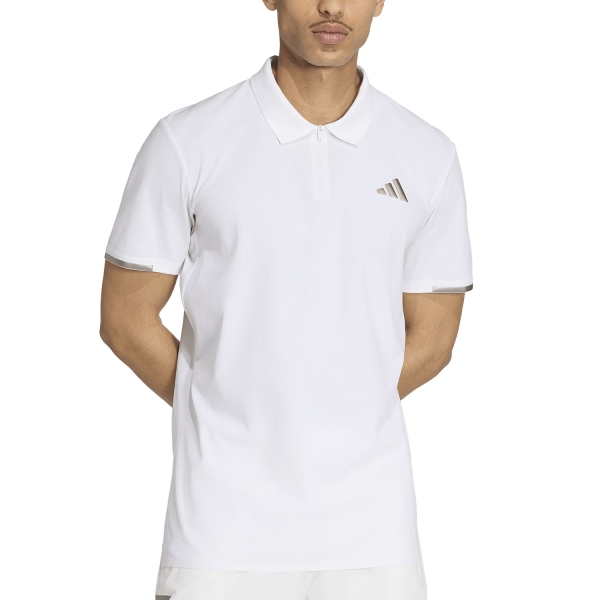 Polo Padel Uomo adidas CLIMACOOL+ FreeLift Pro Polo  White KF5004