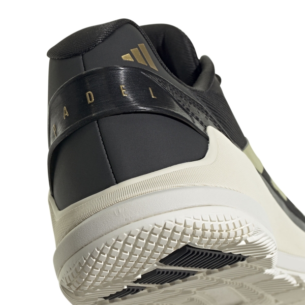 adidas Crazyquick LS Padel - Off White/Core Black/Gold Metallic
