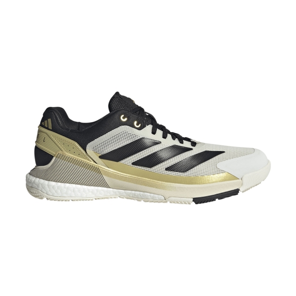 Zapatillas Padel Hombre adidas Crazyquick Boost Padel  Off White/Core Black/Gold Metallic KI3591