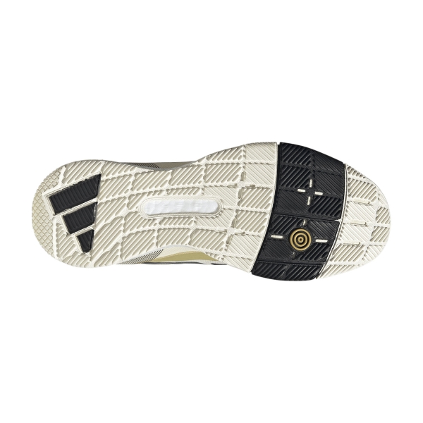 adidas Crazyquick Boost Padel - Off White/Core Black/Gold Metallic