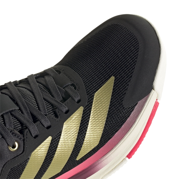 adidas Crazyquick Boost Padel - Core Black/Gold Metallic/Solar Turbo