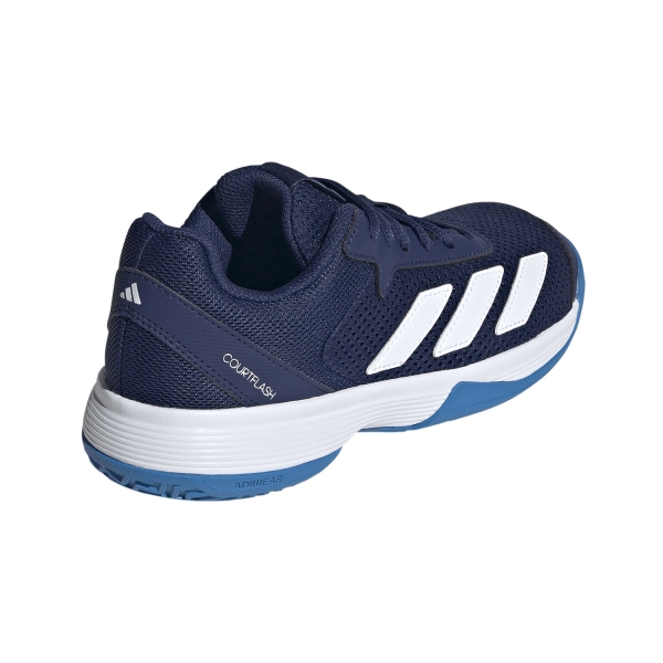 adidas Courtflash Bambini - Dark Blue/FTWR White/Bright Blue