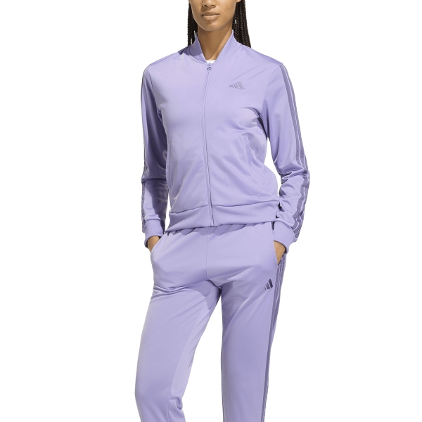 Traje de Padel Mujer adidas Essentials 3S Chandal  Magic Lilac KQ7577