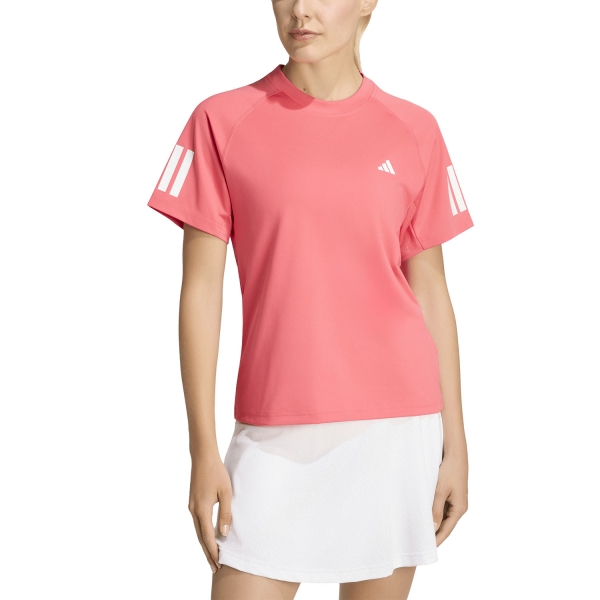 Camiseta y Polo Padel Mujer adidas Club 3 Stripes Camiseta  Pure Turbo KQ8281