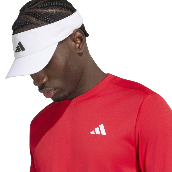 adidas Club CLIMACOOL Logo T-Shirt - Better Scarlet