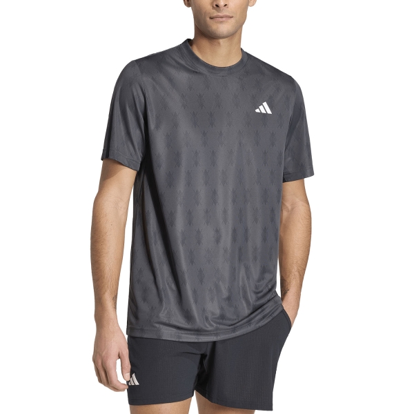 Camiseta Padel Hombre adidas Club CLIMACOOL Graphic Camiseta  Carbon/Black KS8307