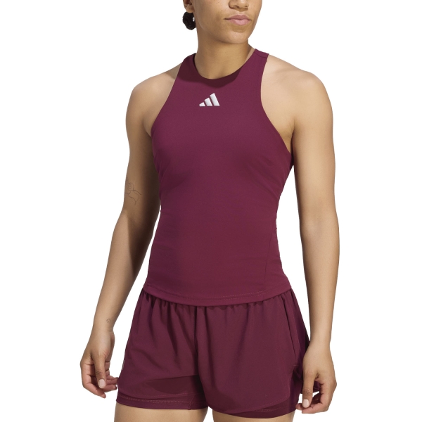 Women's Padel Tank adidas CLIMACOOL Y Pro Tank  Maroon KV3337