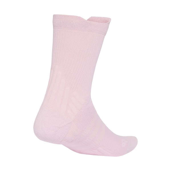 adidas Cushioned Pro Crew Socks - Distilled Pink/White