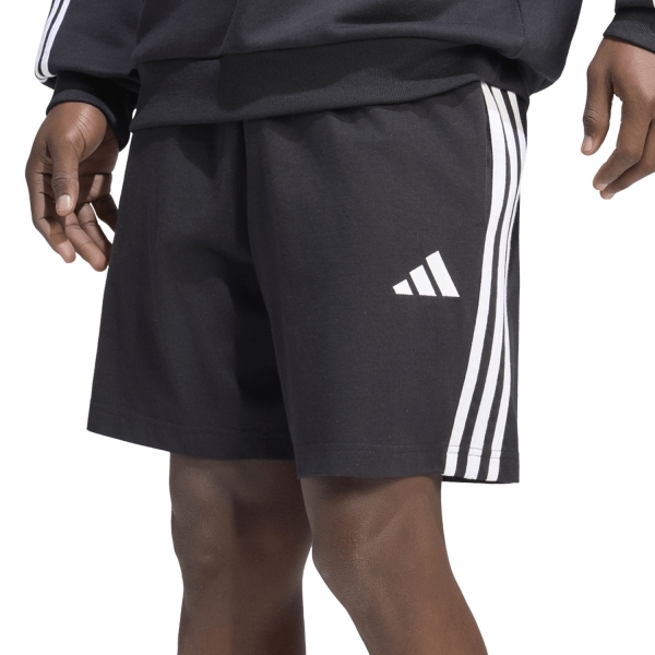 Men's Padel Shorts adidas Essentials 3 Stripes 7in Shorts  Black/White KY6620